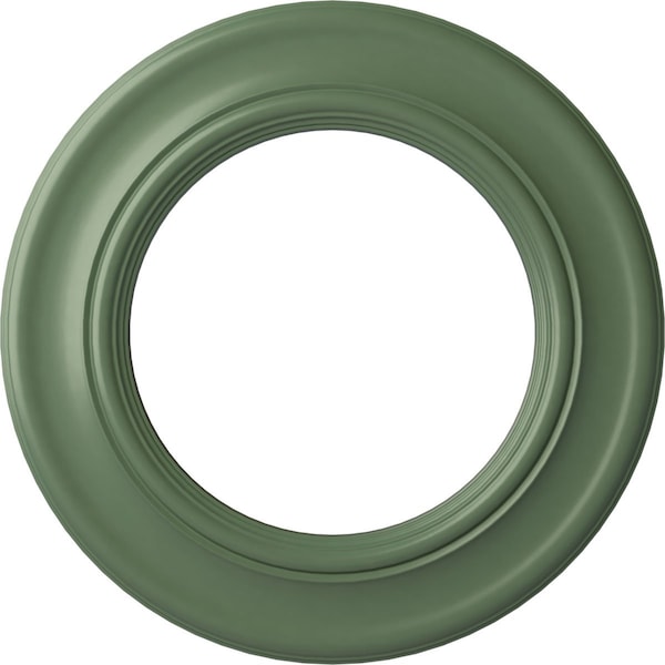 Ekena Millwork Holmdel Ceiling Medallion (Fits Canopies up to 12 7/8"), 20 7/8"OD x 12 7/8"ID x 1"P, Athenian Green CM20HOAGF - main